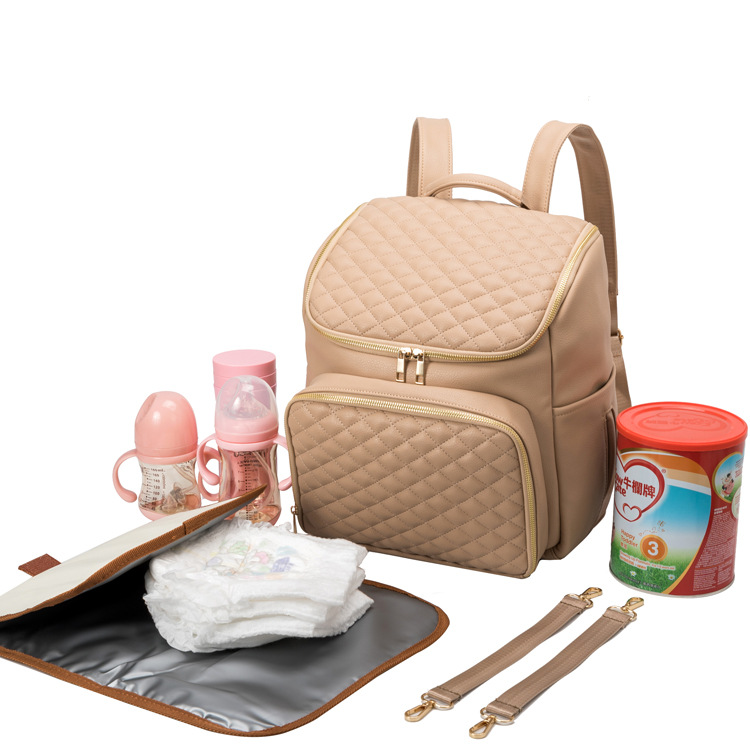 Custom PU Quilted Mommy Bag
