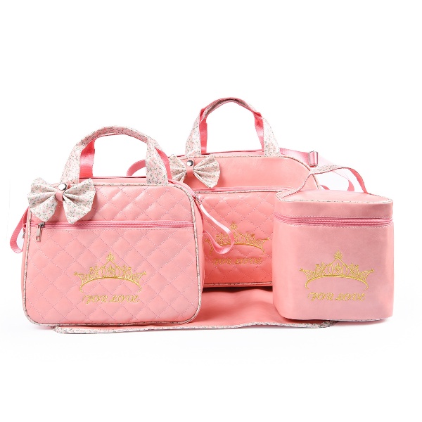 Wholesale PU Leather Diaper Bag Set