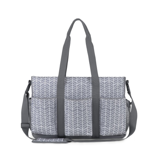 Wholesale Convertible Diaper Bag Multi-Pocket Printed Maternity Bag