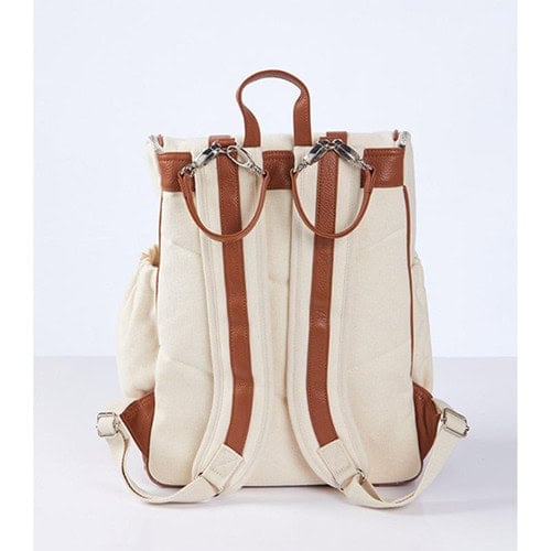Diaper Bag with Diaper Pad and Extended Shoulder Strap Backpack Baby Care Solid