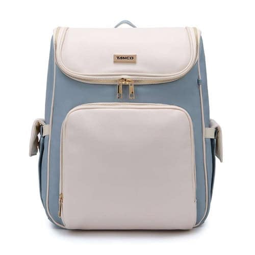 Leather Nappy Backpack with Removable Insulation Pouch 8 New Leather Nappy Backpack with Removable Insulation Bag