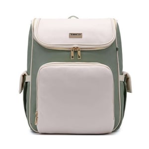 Leather Nappy Backpack with Removable Insulation Pouch
