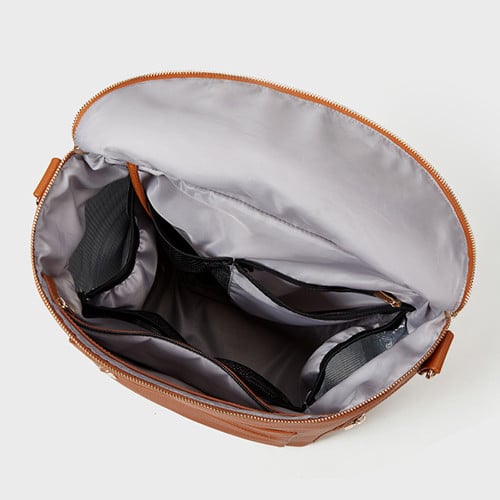 PU Maternity Backpack Cross - border Mommy Bags Supplier 9 leather waterproof mommy bag baby nappy bags tote