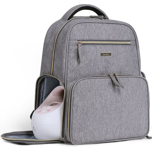 Custom Oxford Baby Diaper Backpack with Breast Pump Storage