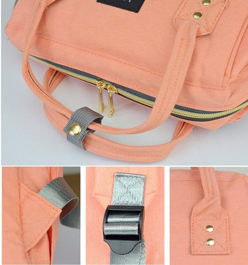 LAND customized Waterproof Black Oxford Mummy Bag Manufacturers