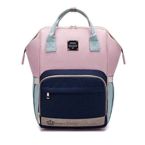 LEQUEEN Color-blocking Backpack Oxford Bag Supplier 7 LEQUEEN Color-blocking Backpack Oxford Bag Supplier