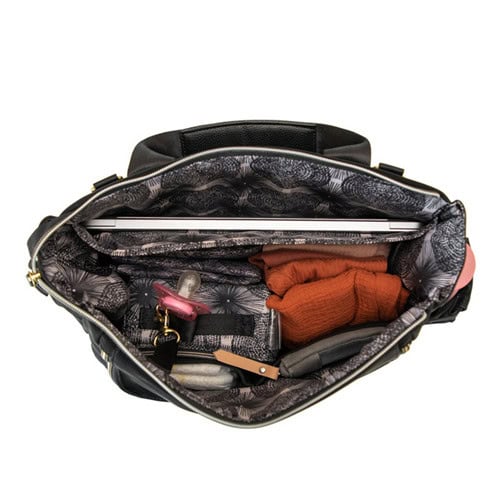 OEM black pu leather diaper caddy bags manufacturer