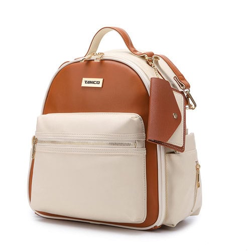 contract color pu diaper bag