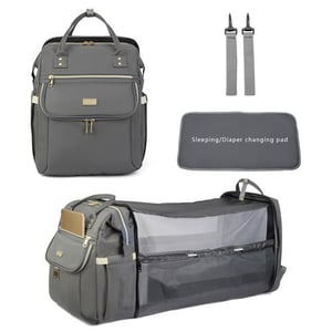 LEQUEEN Oxford Diaper Bag Bed with Mosquito Net Wholesaler