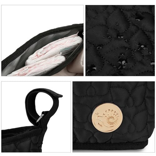 New Quilted Waterproof Mommy Bag Stroller Storage Bag 9 blue Polyester baby stroller organizer bag mummy diaper bag hook