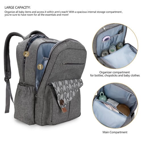 Oxford Arrow Printing Maternity Bag Diaper Bag Wholesaler 11 2023072702420398 2