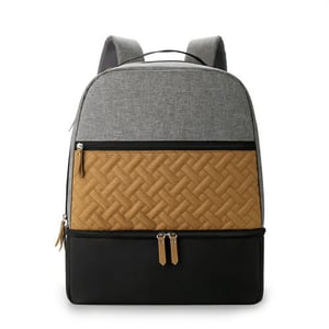 Double-Layer Diaper Backpack Bottle Thermal Insulation Bag