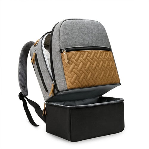 Double-Layer Diaper Backpack Bottle Thermal Insulation Bag