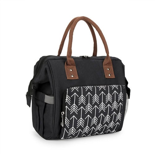 Oxford Lunch Bag Arrow Print Insulated Breast Milk Carrier 10 Oxford Lunch Bag Arrow Print Insulated Breast Milk Carrier
