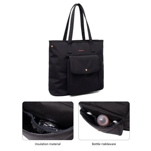 Oxford Tote Lequeen Maternity Bag with Front Pocket 8 2023072706444929 2