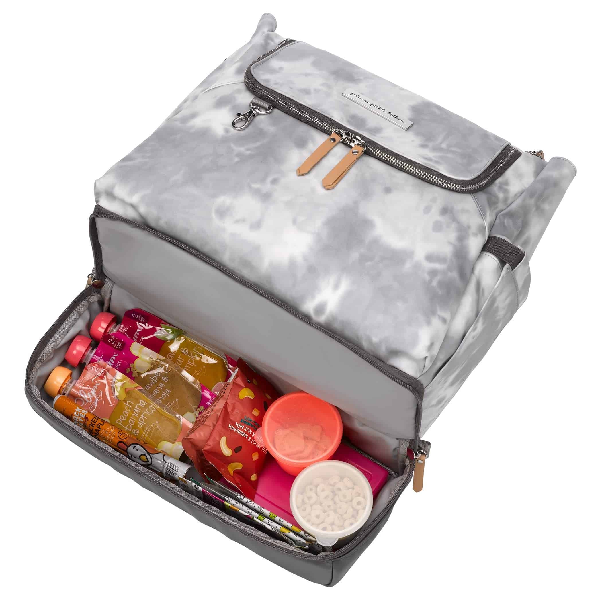 Double-layer tote Diaper Bag Pivot Pack Smoke Swirl Tie-Dye 7 tote diaper bag