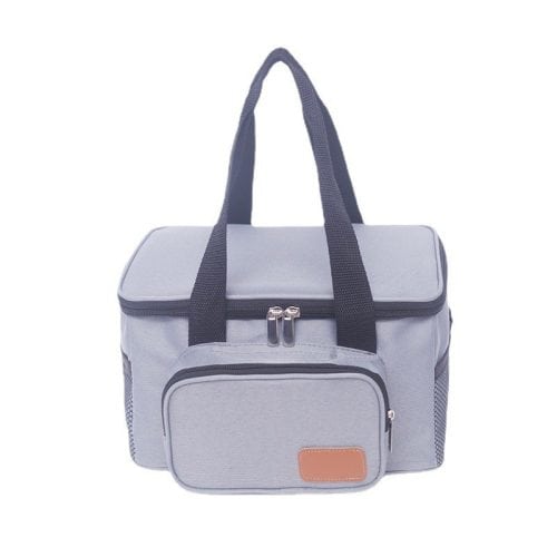 Oxford Lunch Bag Double - Layer Foil Insulated Cooler Bag 8 Oxford Lunch Bag Double - Layer Foil Insulated Cooler Bag