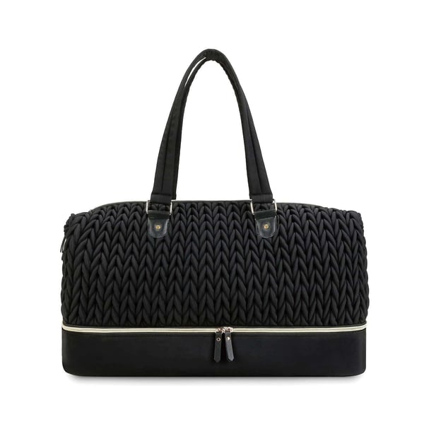 Quilted Double Layer Diaper Bag Travel Bag - Image 8