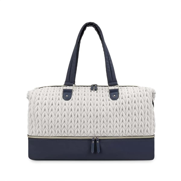Quilted Double Layer Diaper Bag Travel Bag - Image 6