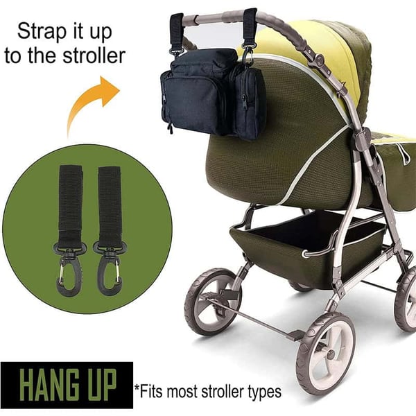 Waterproof Diaper Waist Bag Portable Stroller Nappy Bag 8 Waterproof Diaper Waist Bag Portable Stroller Nappy Bag - Image 7