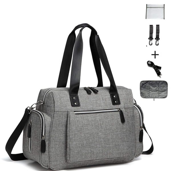 Custom Waterproof Oxford Bag Convertible Diaper Bag Wholesaler - Image 4