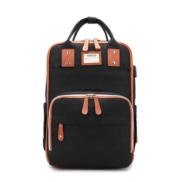 Dark Grey Oxford Diaper Backpack Unisex Diaper Bag Supplier - Image 7