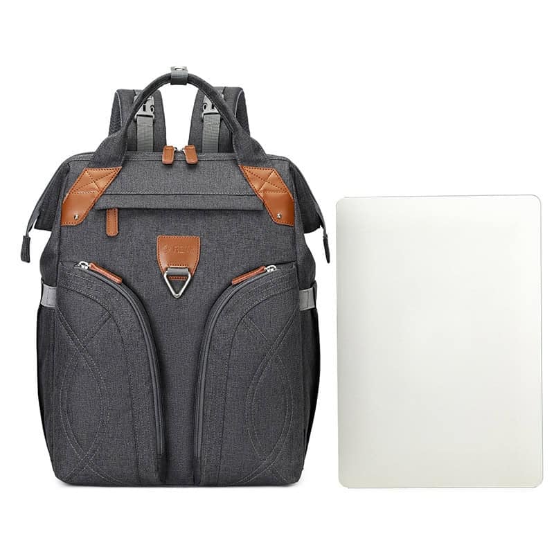 Diaper Bag Supplier Grey Nappy Backpack