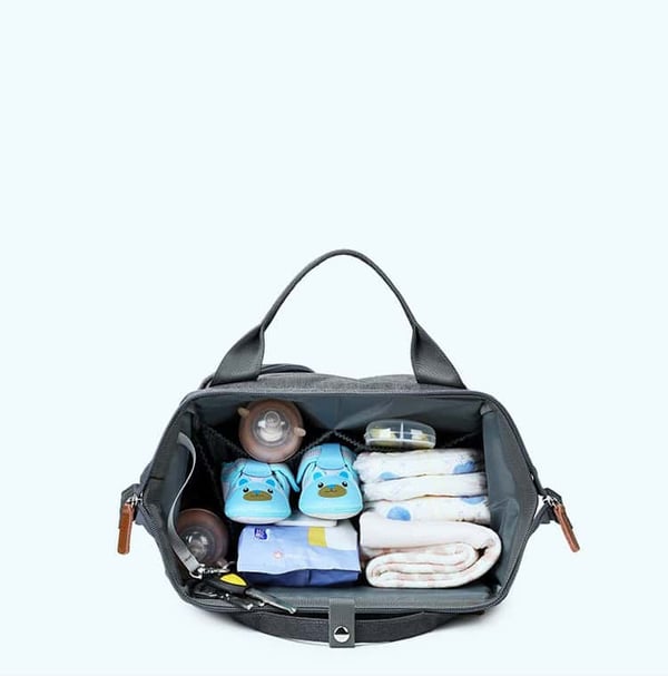 Diaper Bag Supplier Grey Nappy Backpack 5 Diaper Bag Supplier Grey Nappy Backpack - Image 4