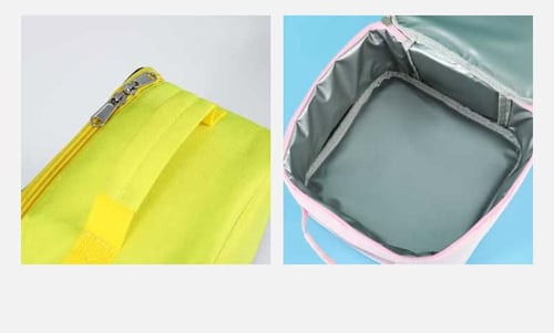 Purple Children’s Thermal Ice Bag with Water Cup and Lunch Box