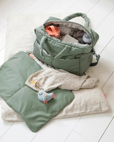 Customize cotton padded Tote Bag Maternal Diaper Bag 11 Down-Feather Material Tote Bag Maternal Diaper Bag