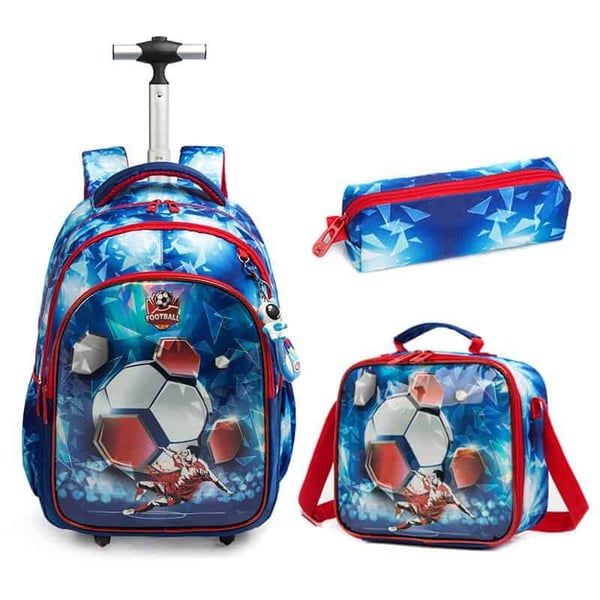 18-inch Trolley Schoolbag 3-PCS Set Sequin Eiffel Tower Series 11 18-inch Trolley Schoolbag 3-PCS Set Sequin Eiffel Tower Series - Image 10