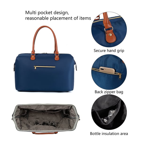 Lequeen tote diaper bag with changing pad 3 colors in stock 5 Lequeen tote diaper bag with changing pad 3 colors in stock - Image 4