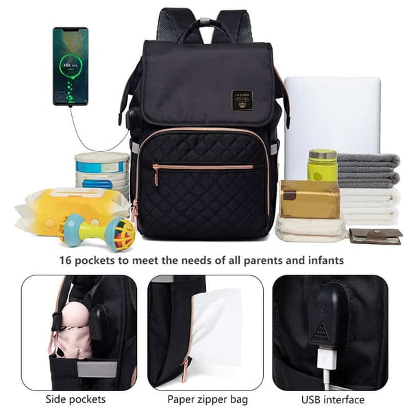 lequeen diaper bag backpack