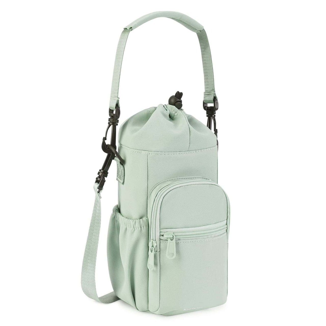 Insulated Water Bottle Holder with Shoulder Strap