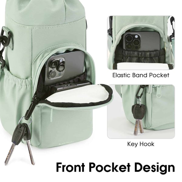 Insulated Water Bottle Holder with Shoulder Strap 4 Insulated Water Bottle Holder with Shoulder Strap - Image 3