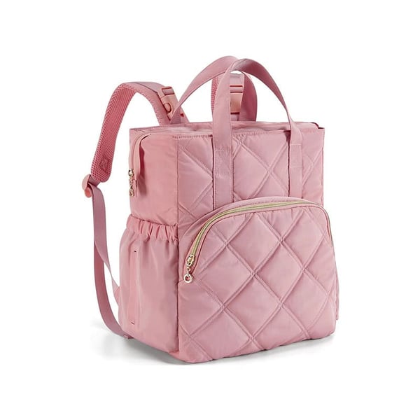 Lightweight Quilted Nappy Backpack Insulated Pockets-Changing Pad - Image 7