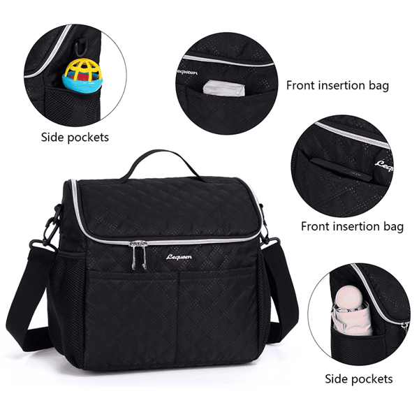 LEQUEEN Diaper Bag Single Shoulder Crossbody Style 4 LEQUEEN Diaper Bag Single Shoulder Crossbody Style - Image 3