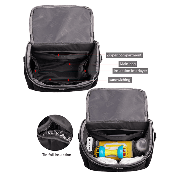 LEQUEEN Diaper Bag Single Shoulder Crossbody Style 6 LEQUEEN Diaper Bag Single Shoulder Crossbody Style - Image 5