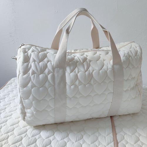 Cotton Quilted Diaper Tote Bag with Animal Print 11 Cotton Love Quilted Diaper Bag with Cartoon Print