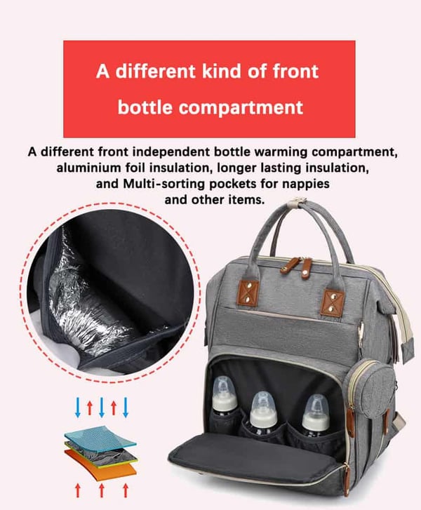 Large Baby Diaper Bag Bed - the must have Baby Essentials 7 Large Baby Diaper Bag Bed - the must have Baby Essentials - Image 6