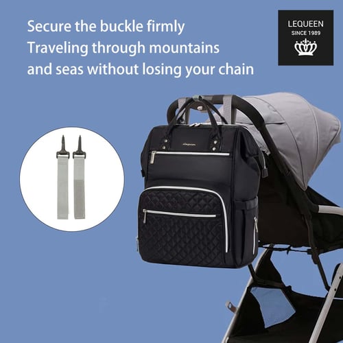 LEQUEEN Diaper Backpack Multi-Functional Design for Parents 13 LEQUEEN Diaper Bag Backpack – Multi-Functional Design for Parents