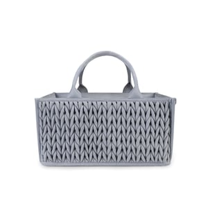 Wholesale Quilted Baby Diaper Caddy Portable Diaper Storage Basket