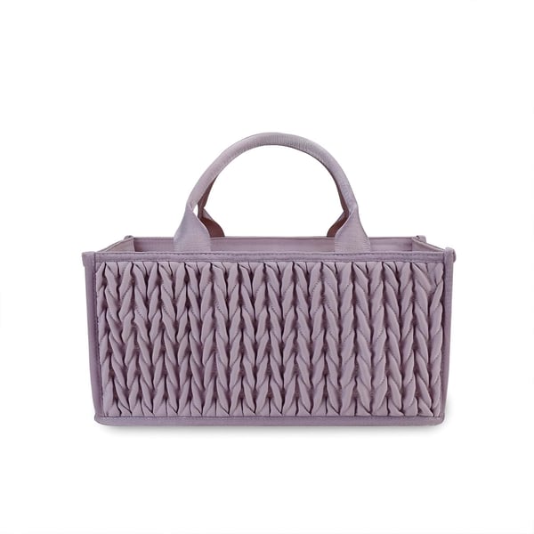 Wholesale Quilted Baby Diaper Caddy Portable Diaper Storage Basket - Image 8