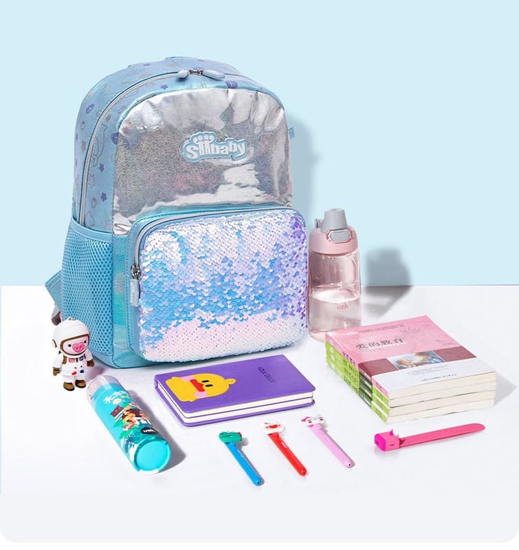 Large capacity children's waterproof backpack