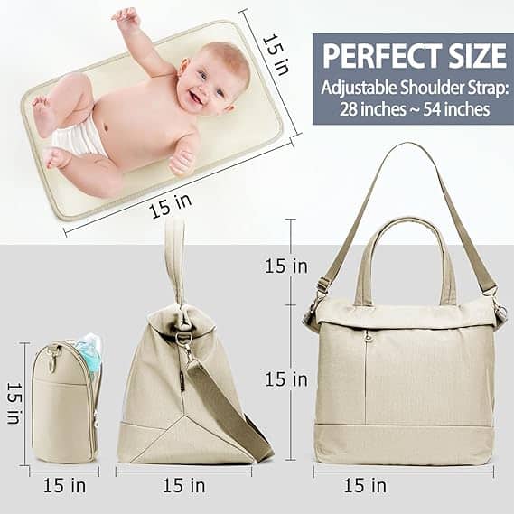 Stroller Organizer Convertible Diaper Bag 13 Large Travel Fashion Crossbody For Monther