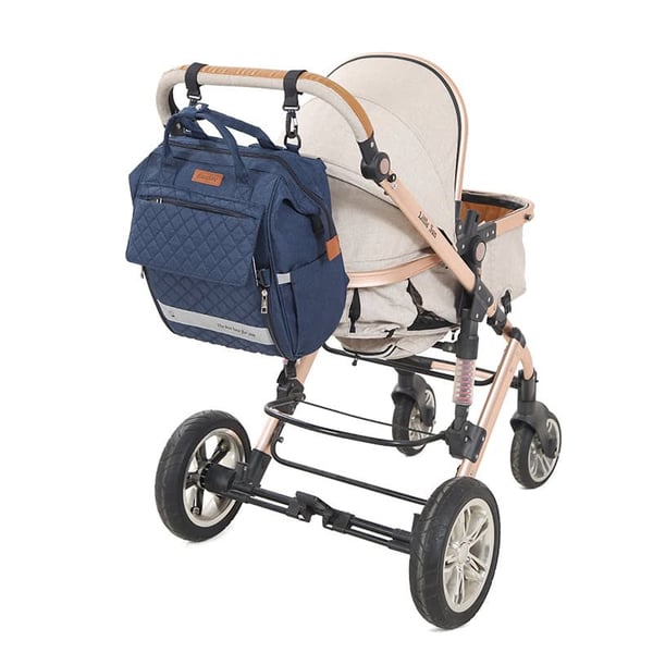 Waterproof Oxford Diaper Bag with Portable Baby Seat - Image 9