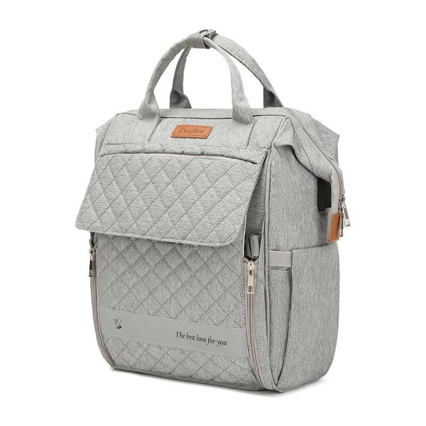 Waterproof Oxford Diaper Bag with Portable Baby Seat - Image 11