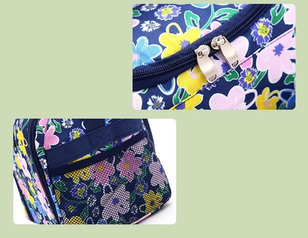 Cartoon Cooler Bag Double-headed Zipper Large-opening Design - Image 4