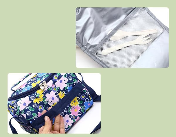 Cartoon Cooler Bag Double-headed Zipper Large-opening Design - Image 3