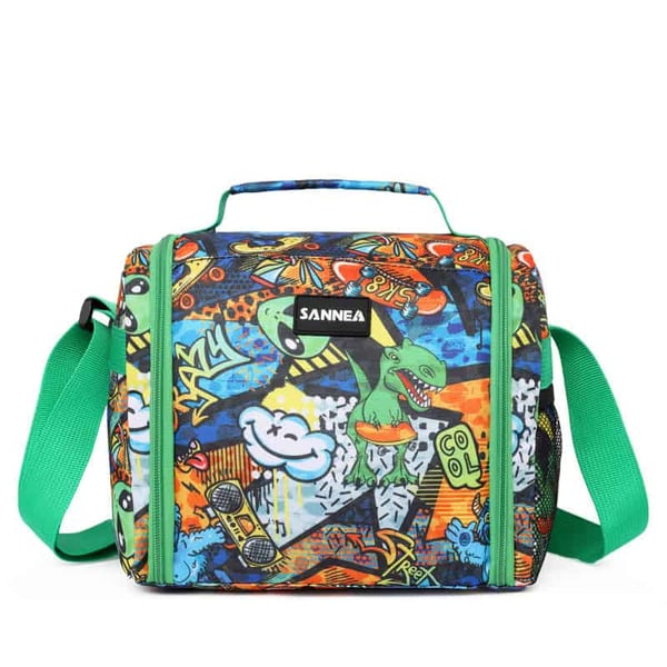 Cartoon Cooler Bag Double-headed Zipper Large-opening Design - Image 9